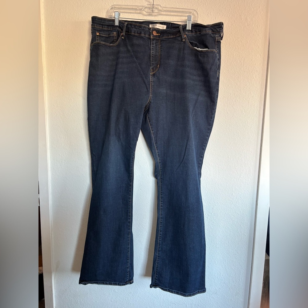 Signature by Levi Strauss Dark Blue Flare Jeans